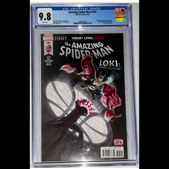 AMAZING SPIDER-MAN #795 CGC 9.8 NM 1ST PRINT OSBORN JOINS W CARNAGE RED GOBLIN - Picture 1 of 4